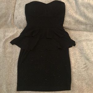 sparkly black dress